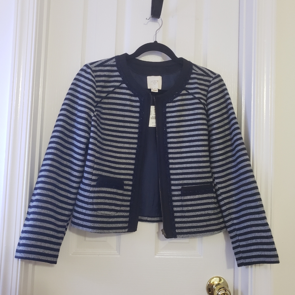 J. Crew Striped Blazer